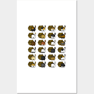 Cat Butts Posters and Art